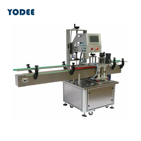 Hot Selling High Quality Ropp Aluminum Screw Cap Glass Bottle Automatic Capping Sealing Machine