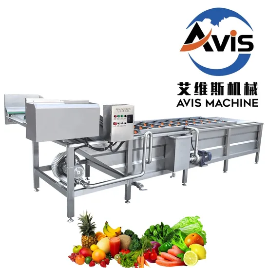 Mango Corn Food Special Stainless Steel Fruit Washing Machine 