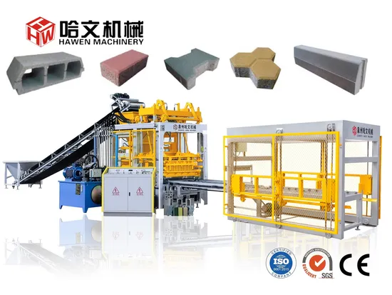 Fully Automatic German Electric Servo Vibration Construction Mould/Concrete Hollow Block Paver Making/Cement Solid Brick Manufacturing/Production Machine Price 