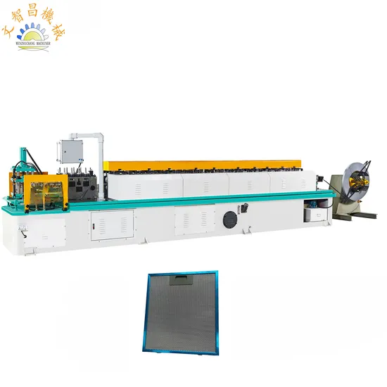 Custom Aluminum Shaper Smoking Machine Air Purification Filter Fine Mesh Strainer Finalize The Design Shaping Roll Forming Machine 